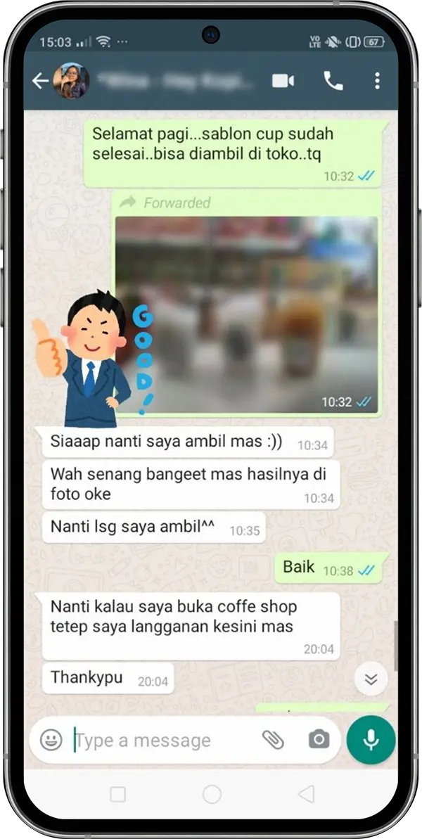 hasil sablon cup keren untuk coffee shop 09 1