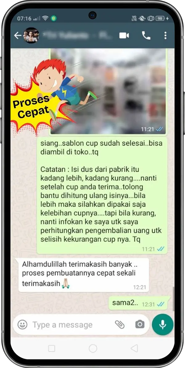 jasa sablon gelas plastik proses cepat 02