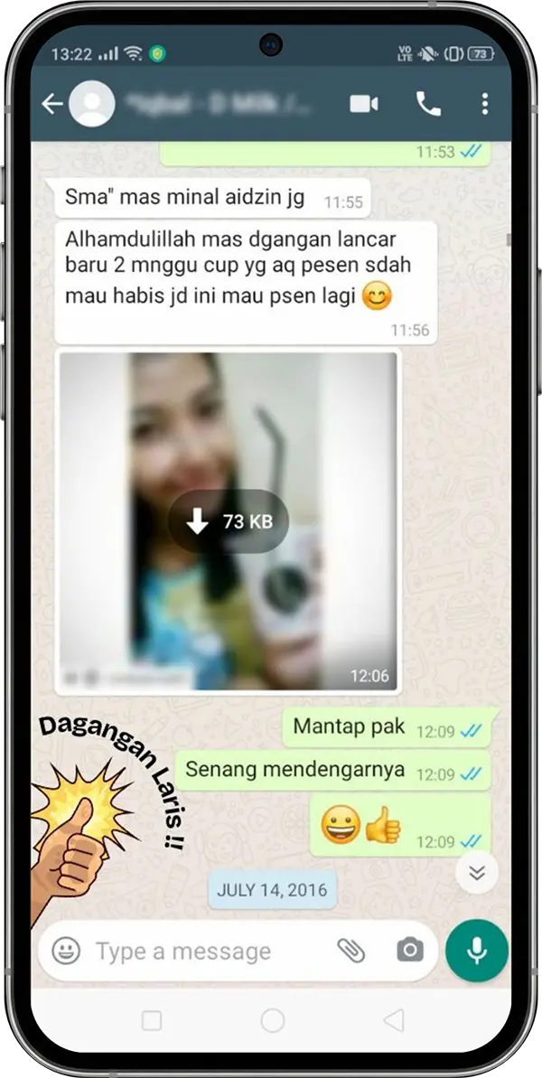 testimoni cetak cup minuman dagangan laris 03